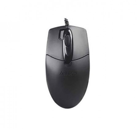 Black Isolated Computer Mouse